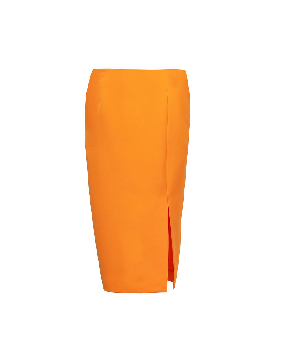 orange stretch longuette skirt