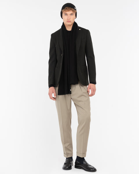 green resca wool cotton blazer