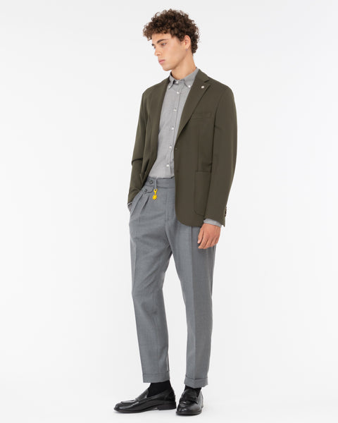 green nuvola stitch milano stretch blazer