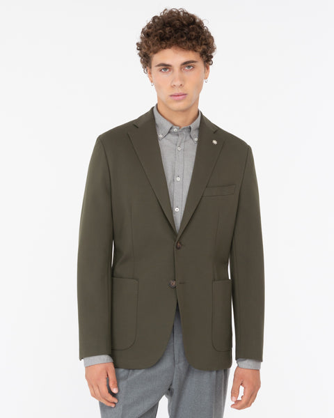 green nuvola stitch milano stretch blazer