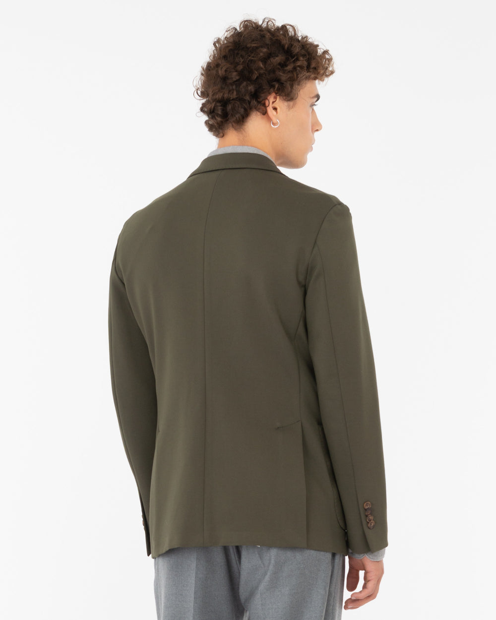 green nuvola stitch milano stretch blazer