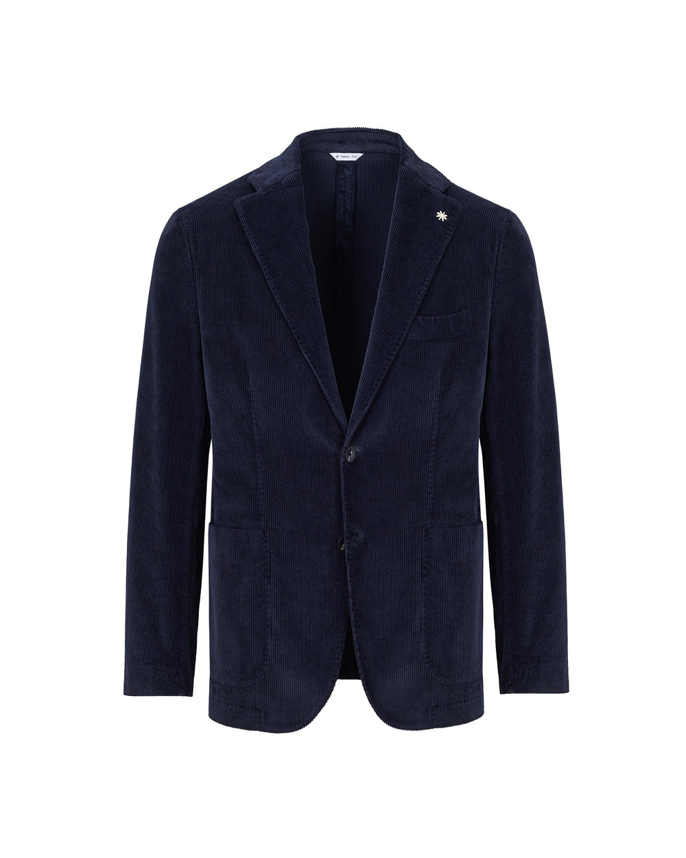 blue blazer nuvola velvet 1000-striped stretch cotton