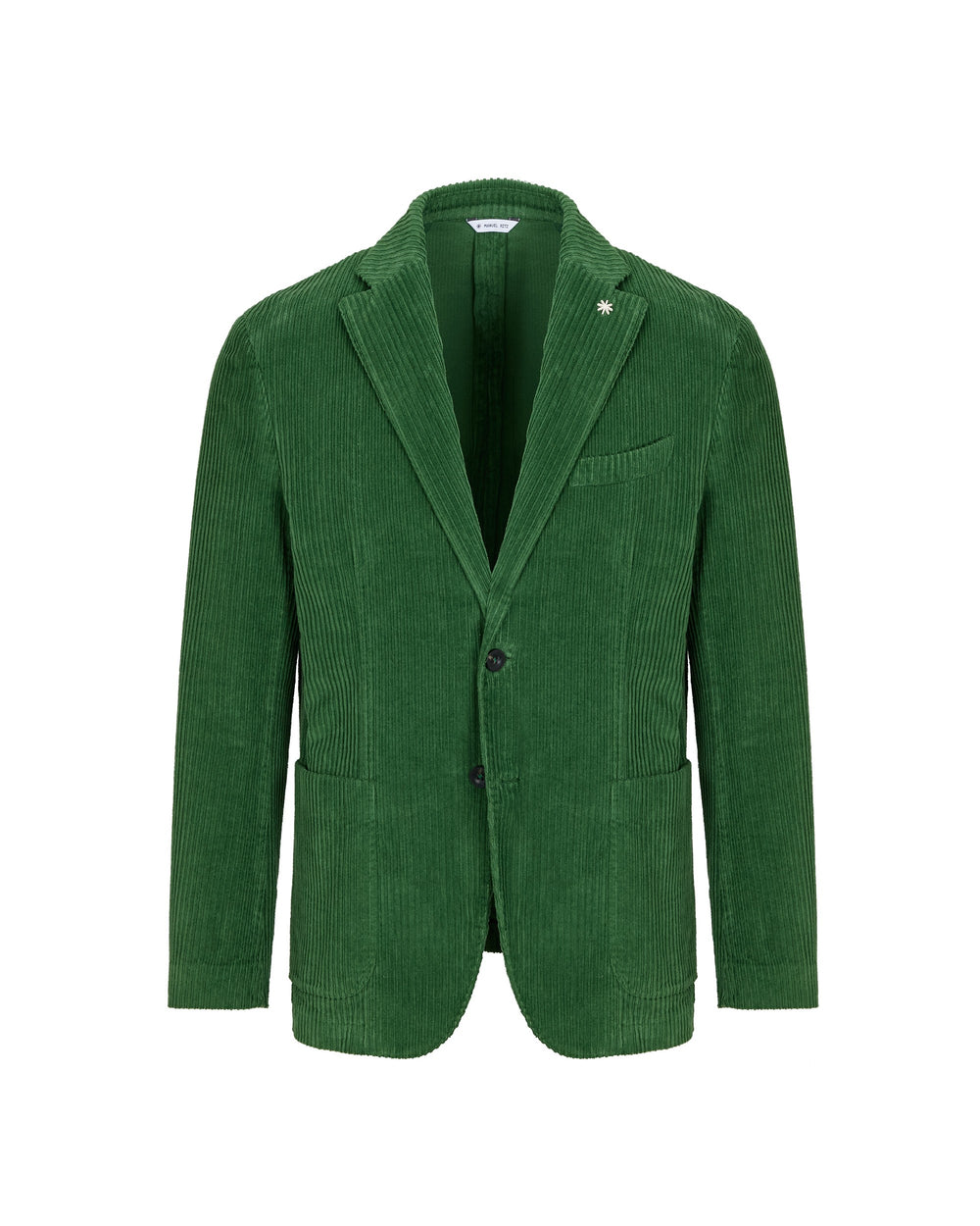 green nuvola blazer in velvet rocker