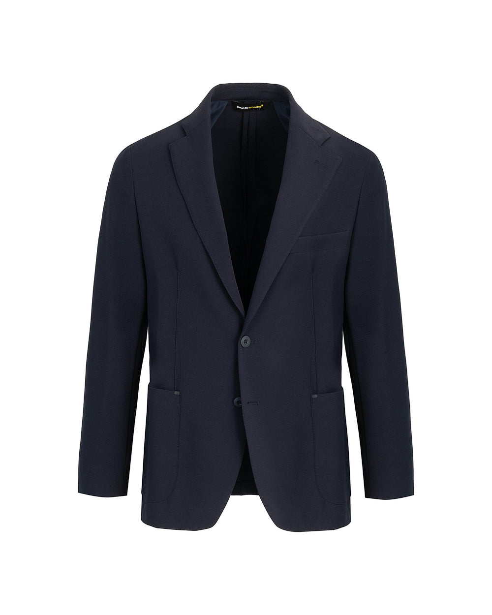 blue technical stretch blazer