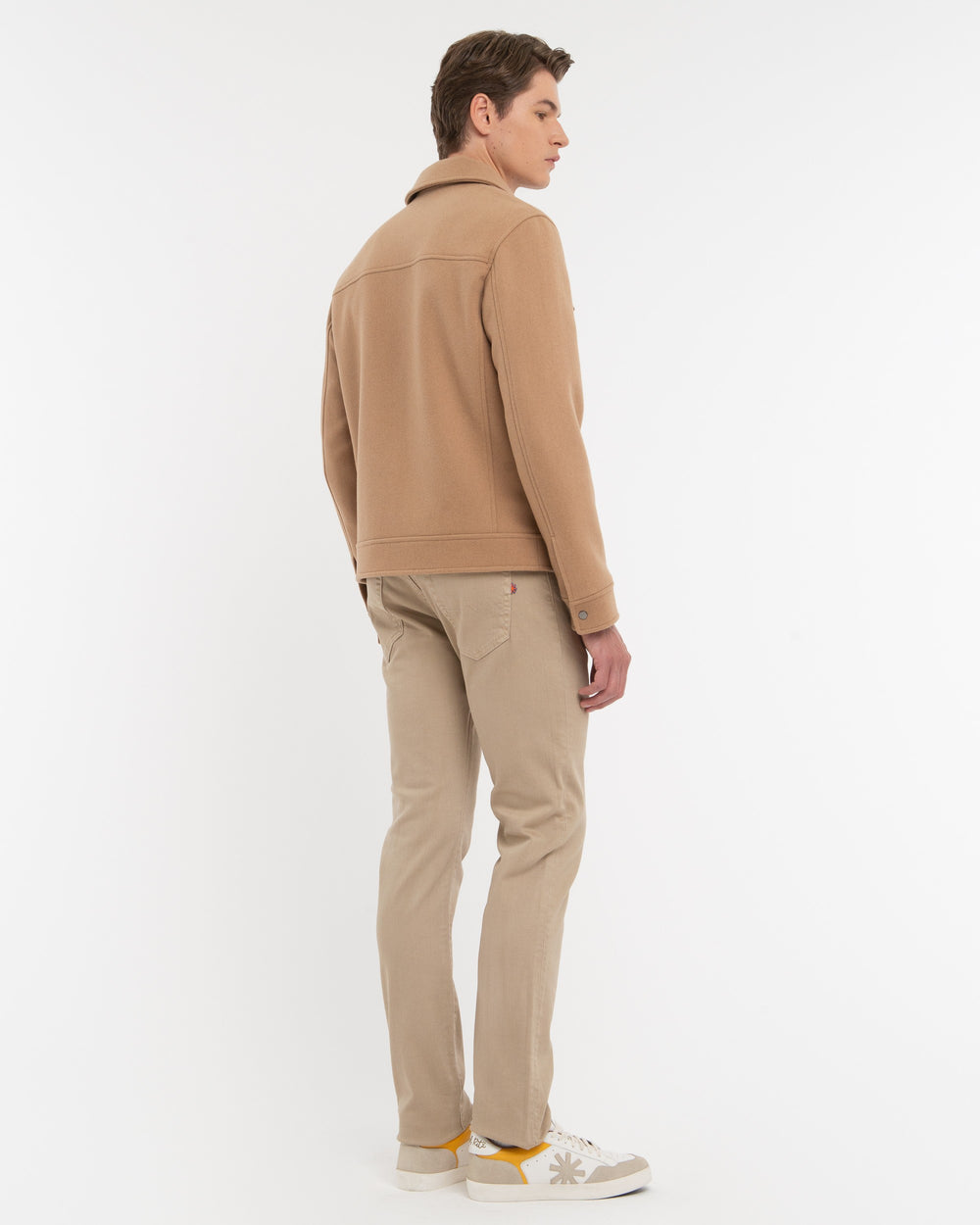 beige wool blend jacket