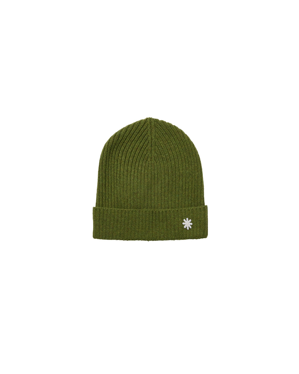 green english rib cashmere blend cap