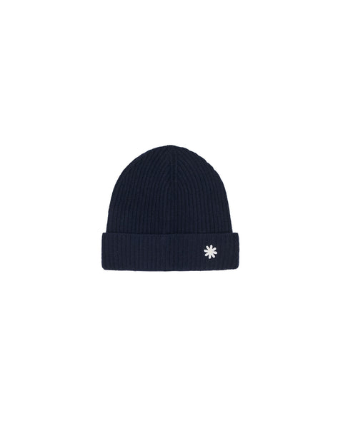 blue english rib cashmere blend cap