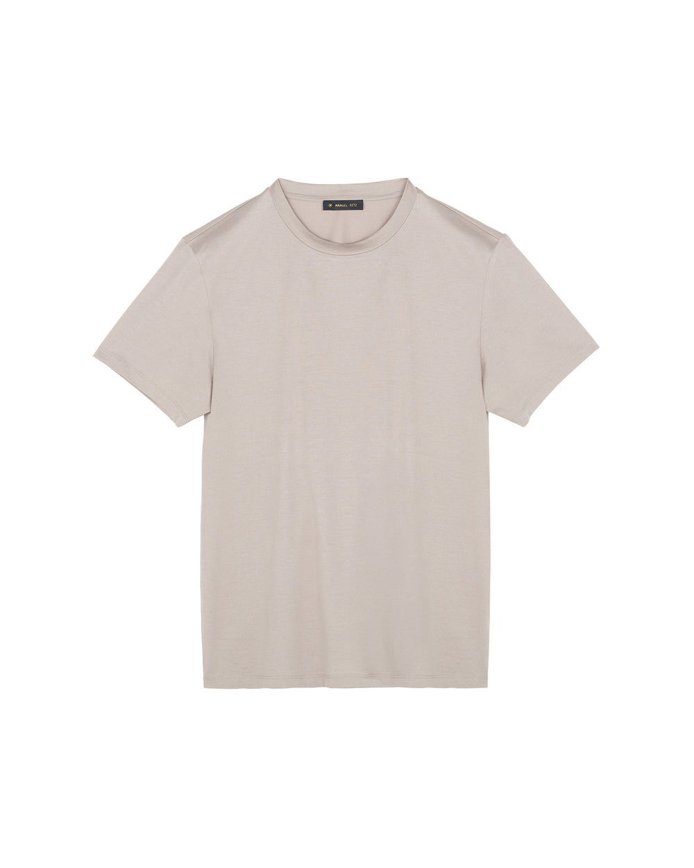 beige cotton jersey t-shirt