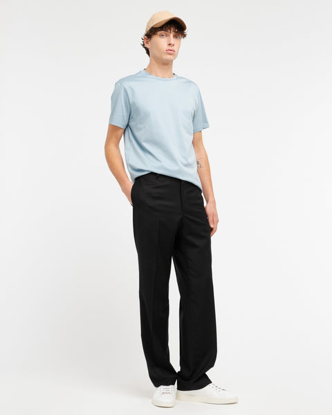 sky blue cotton jersey t-shirt