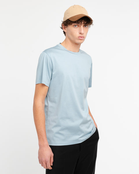 sky blue cotton jersey t-shirt
