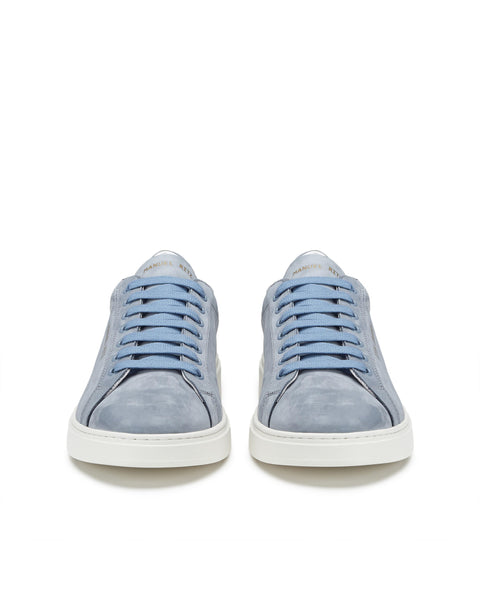 gray nubuck leather sneakers