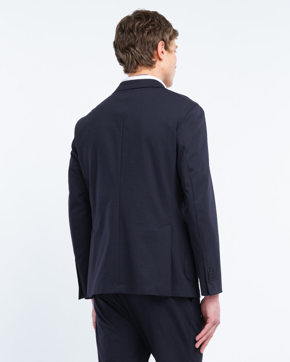 blue nuvola stitch milano stretch blazer