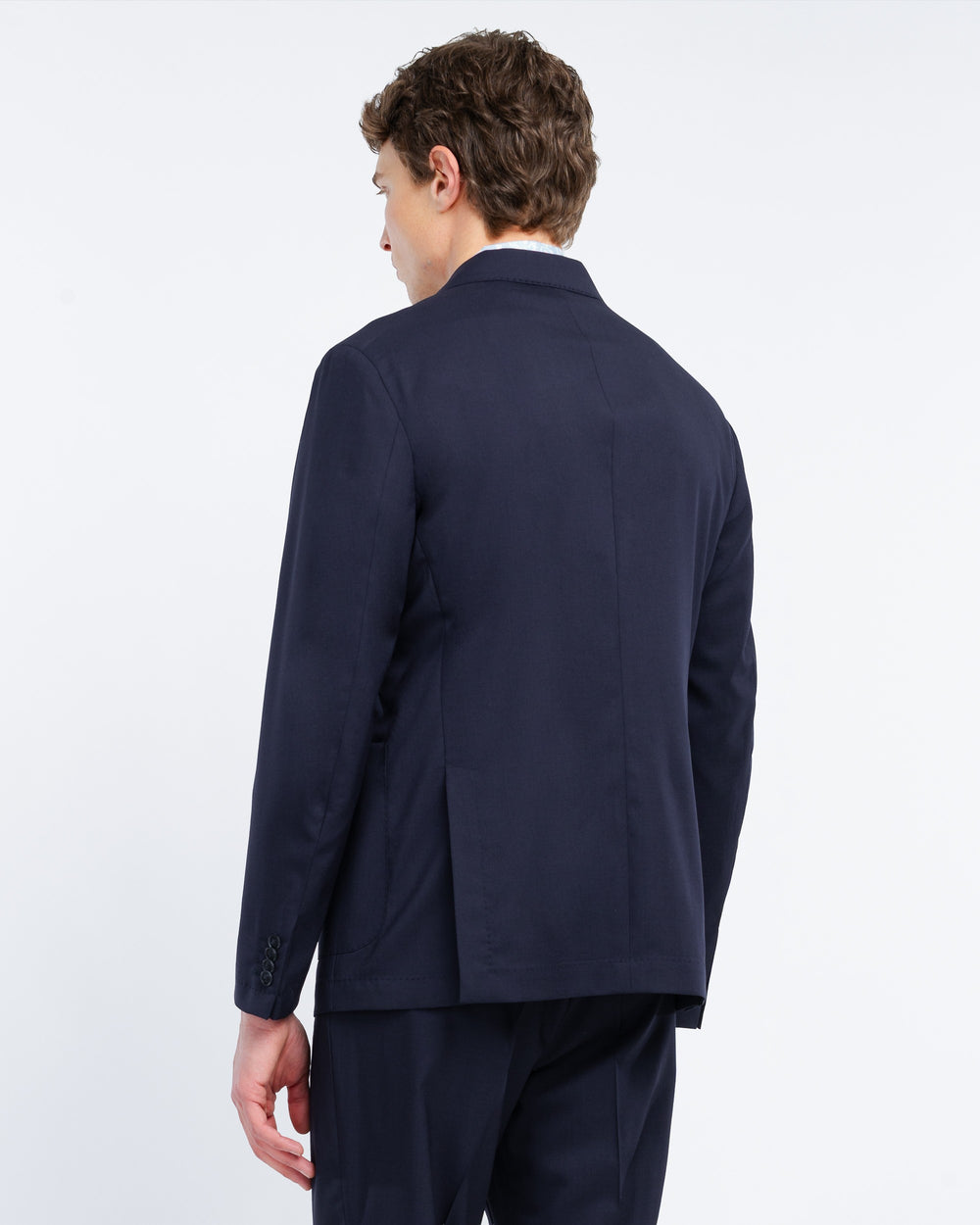 blue nuvola cool wool stretch blazer