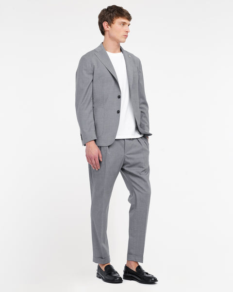 gray nuvola cool wool stretch blazer