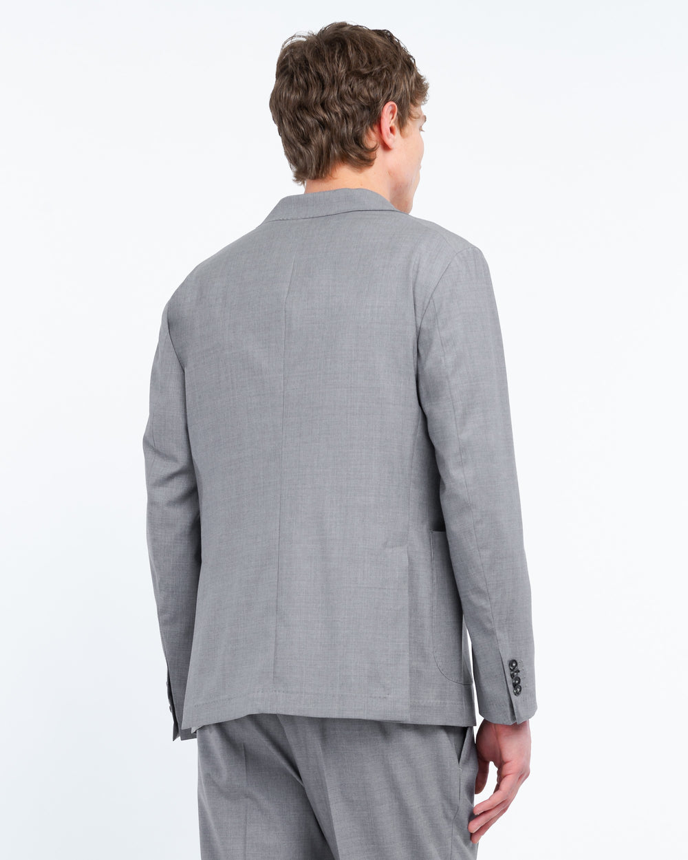 gray nuvola cool wool stretch blazer