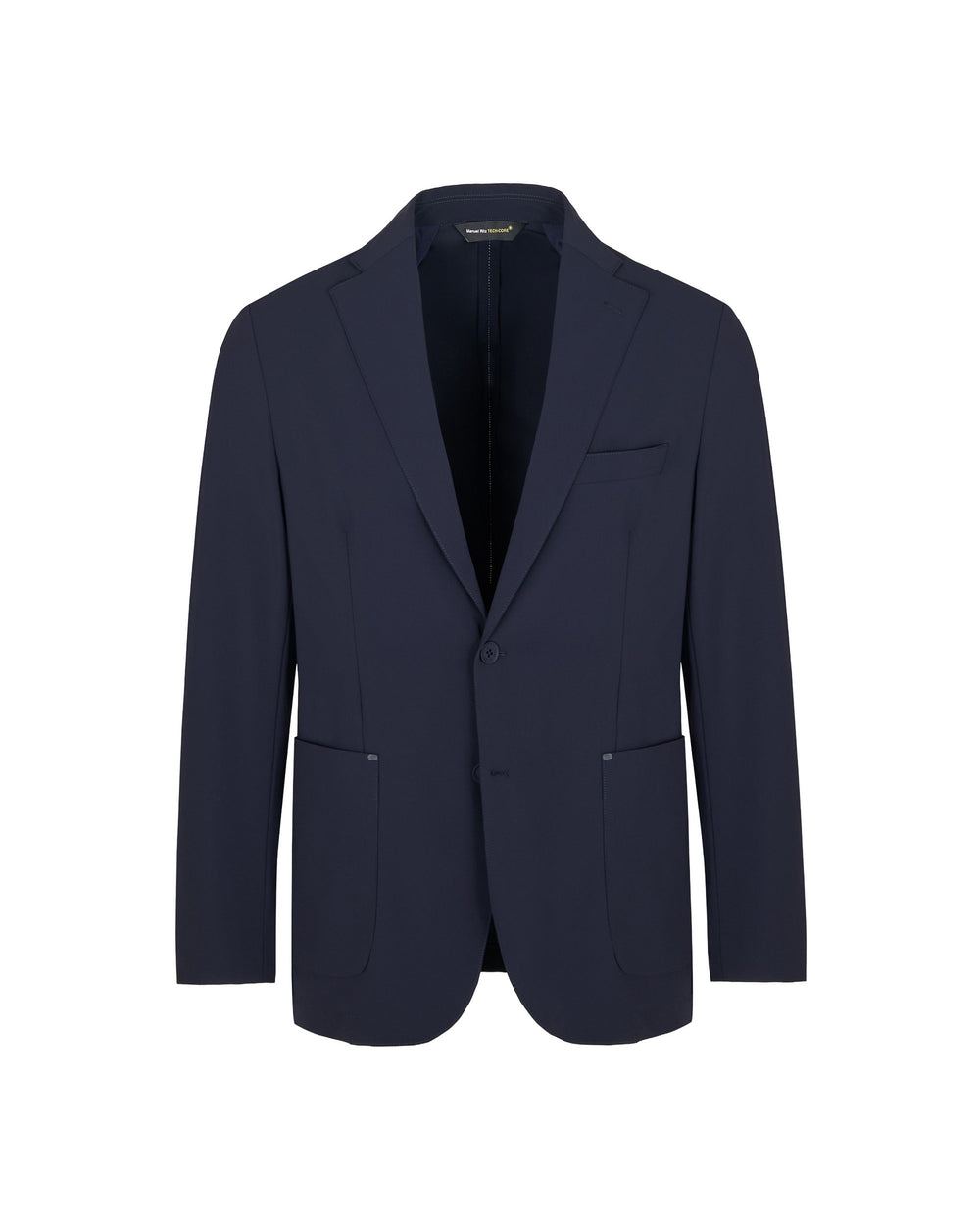 blue technical stretch blazer