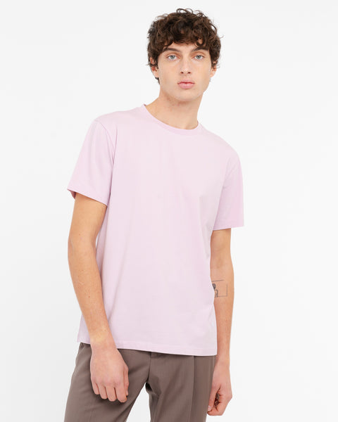 pink stretch cotton jersey t-shirt