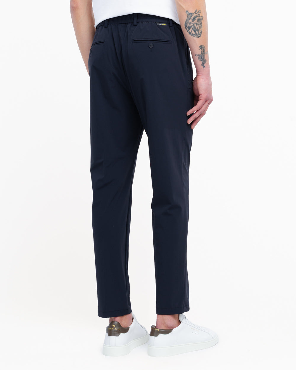 blue technical stretch jogging