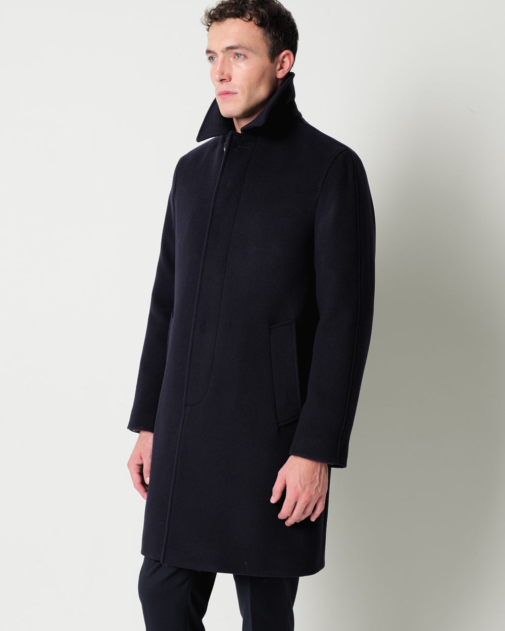 wool blend coat