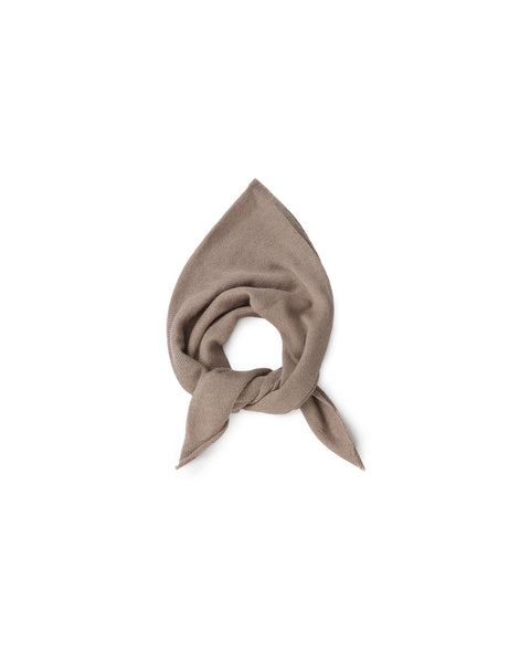 beige knitted bandana