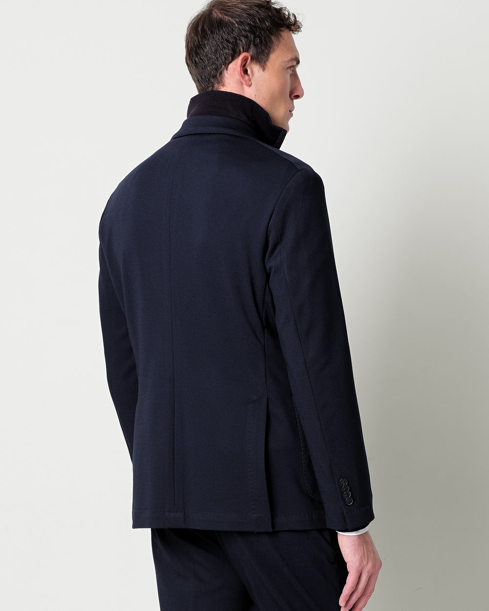 nuvola blazer in stretch viscose blend jersey