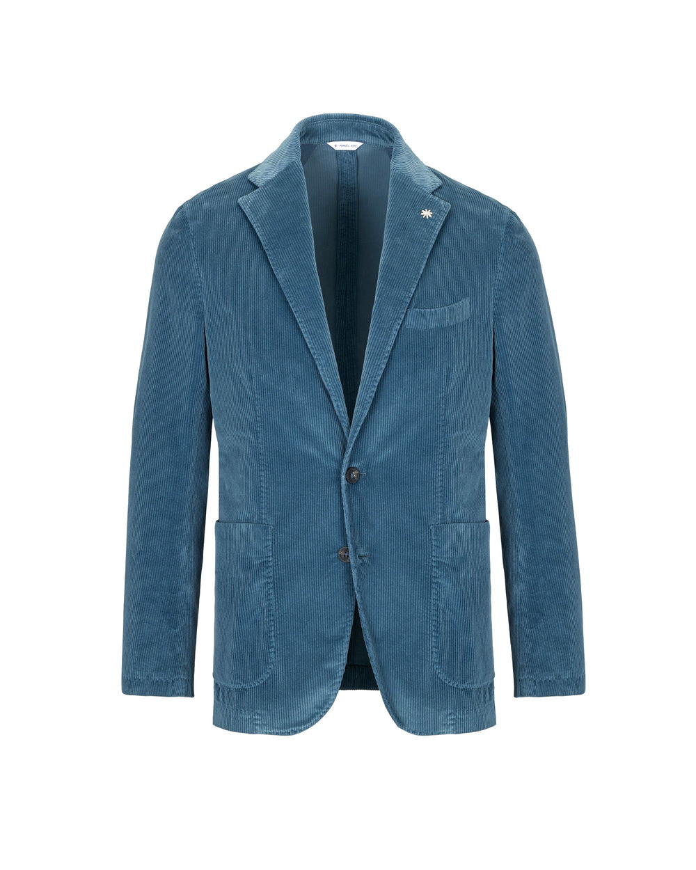 light blue nuvola velvet 1000 stripes blazer