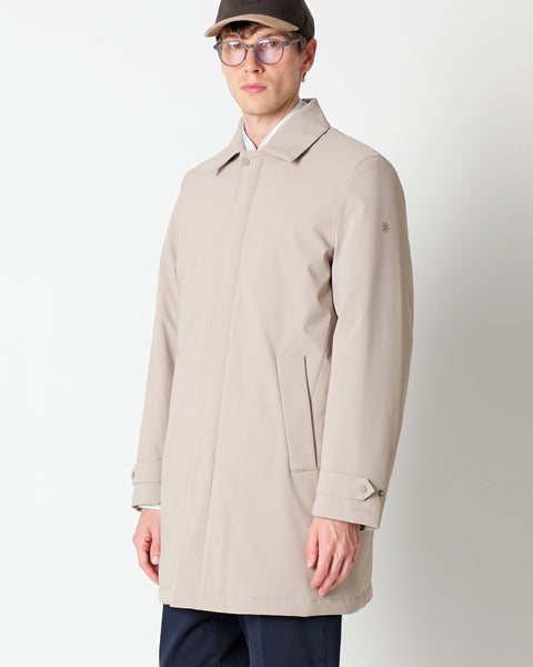 beige technical carcoat
