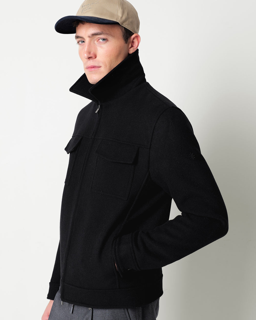 wool blend jacket
