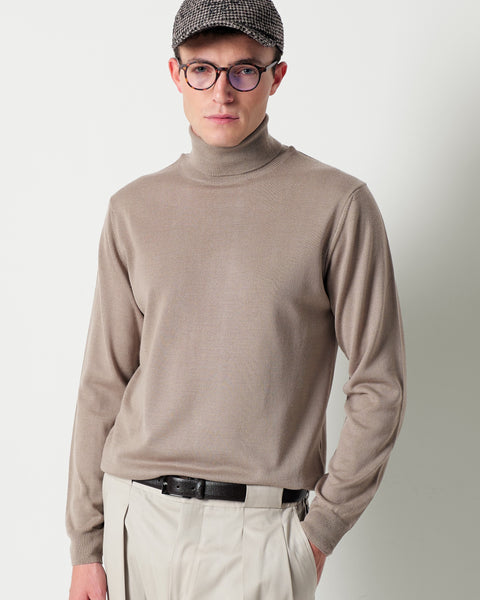wool blend crew neck jumper