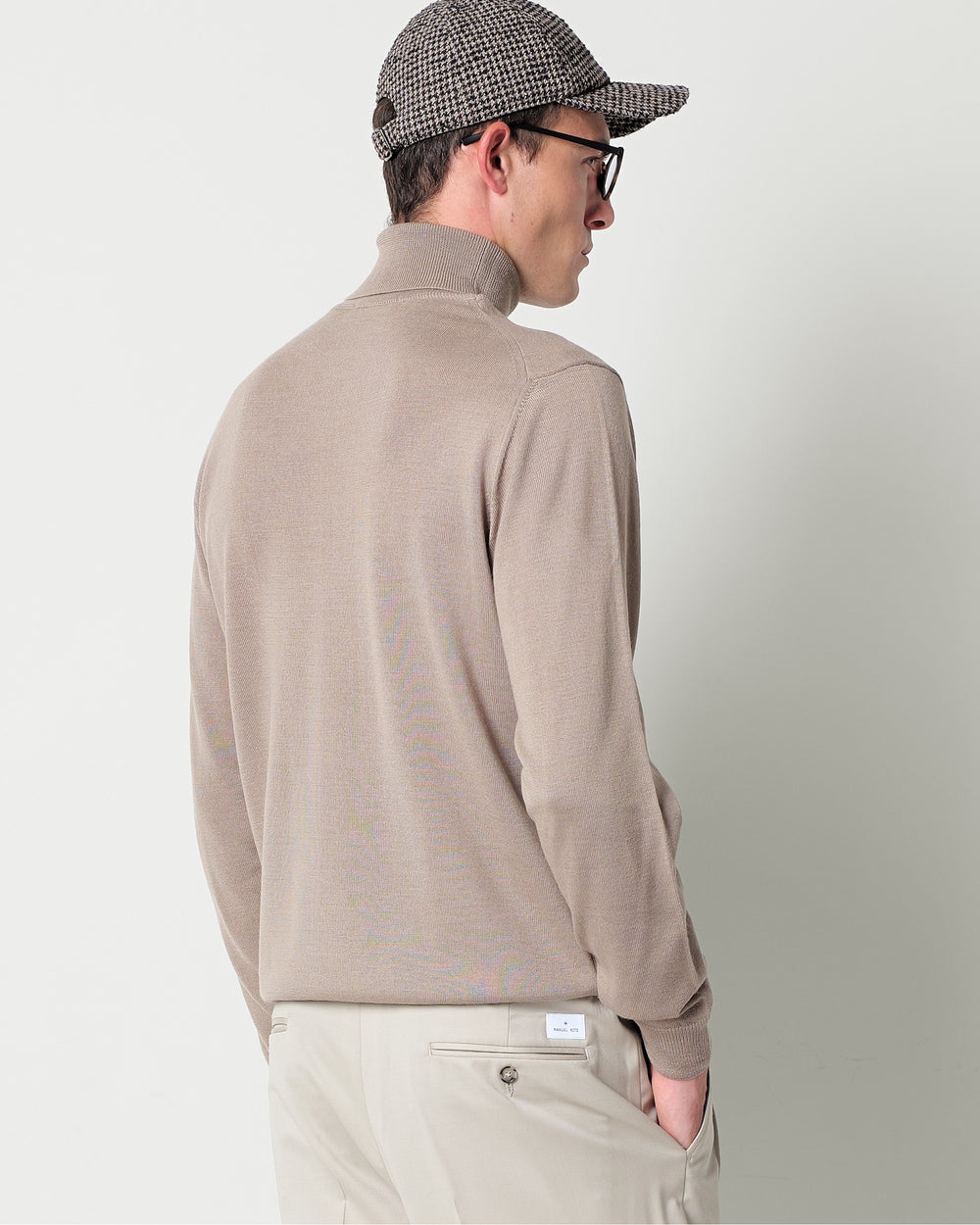 wool blend crew neck jumper