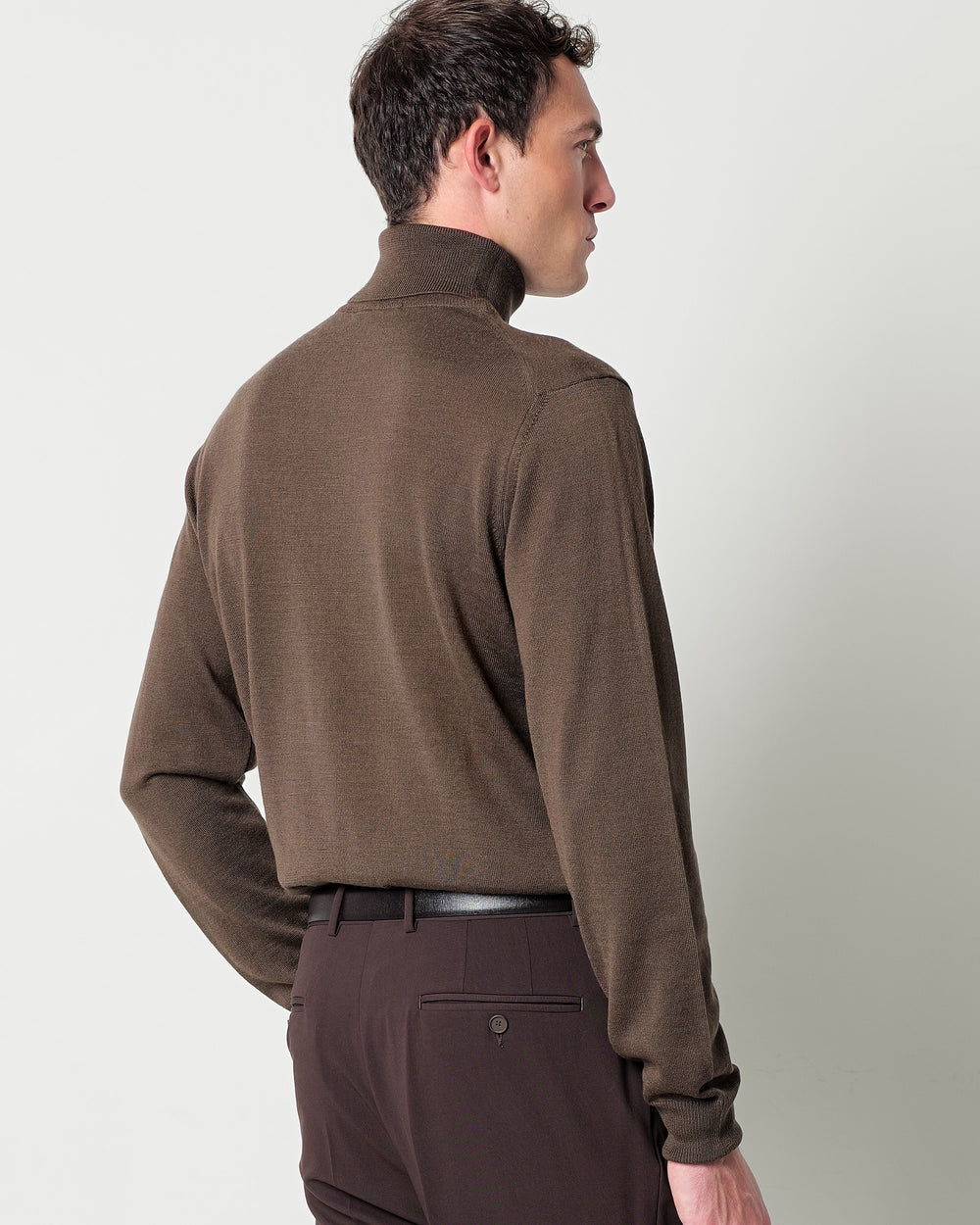 wool blend crew neck jumper