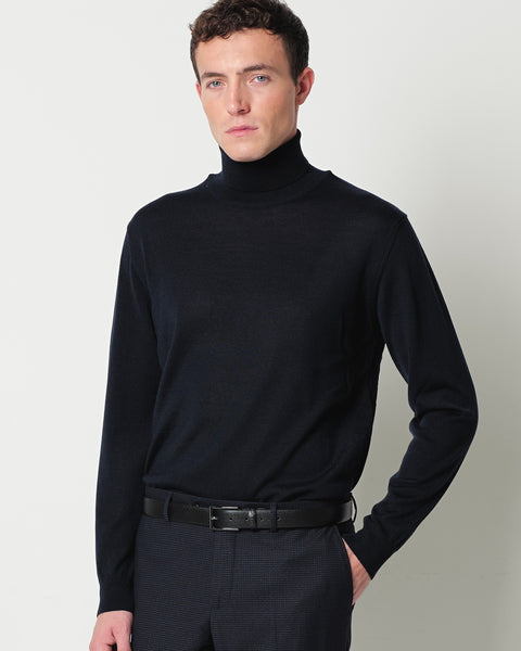 wool blend crew neck jumper
