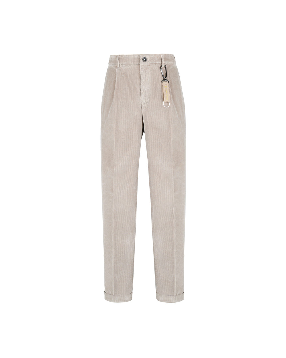 velvet 1000 stripes chino trousers with turn ups
