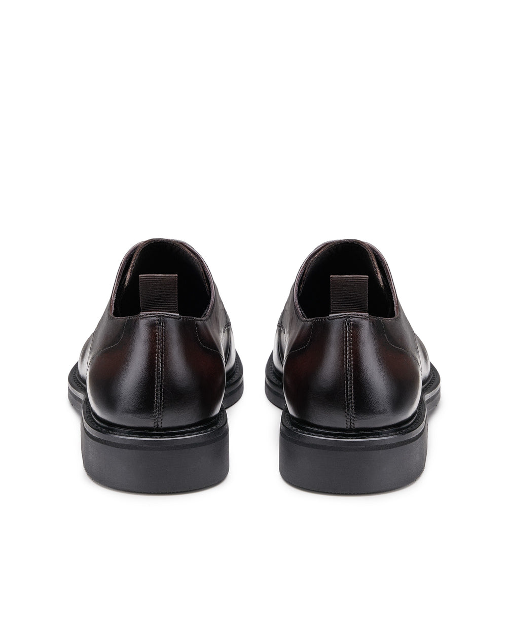 brown leather derby
