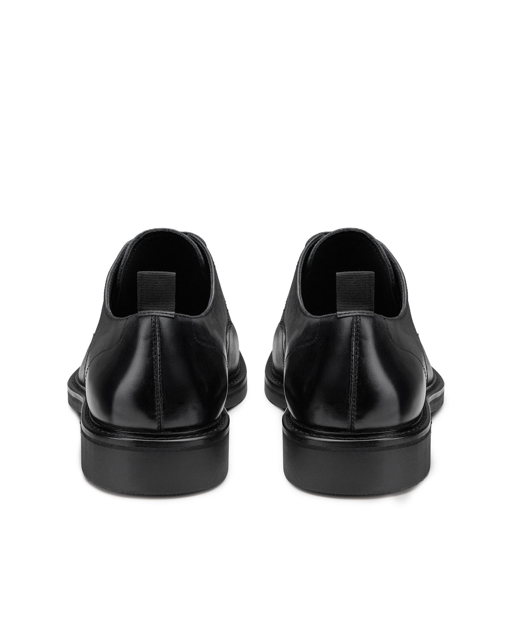 black leather derby