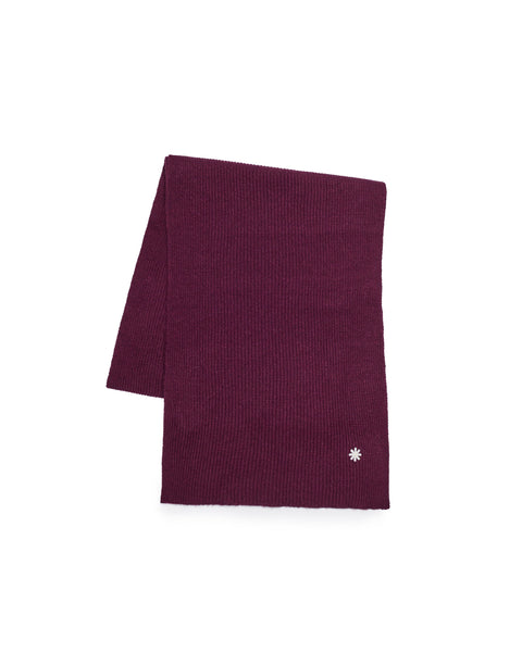 english rib cashmere blend scarf
