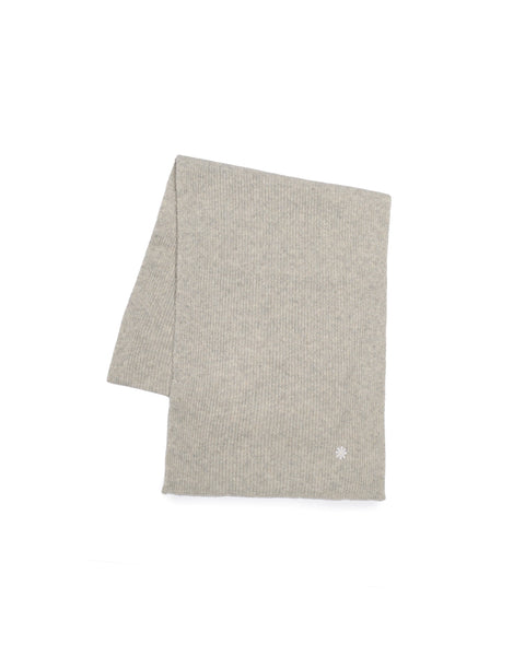 english rib cashmere blend scarf