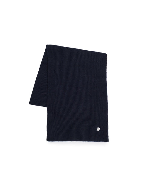 english rib cashmere blend scarf