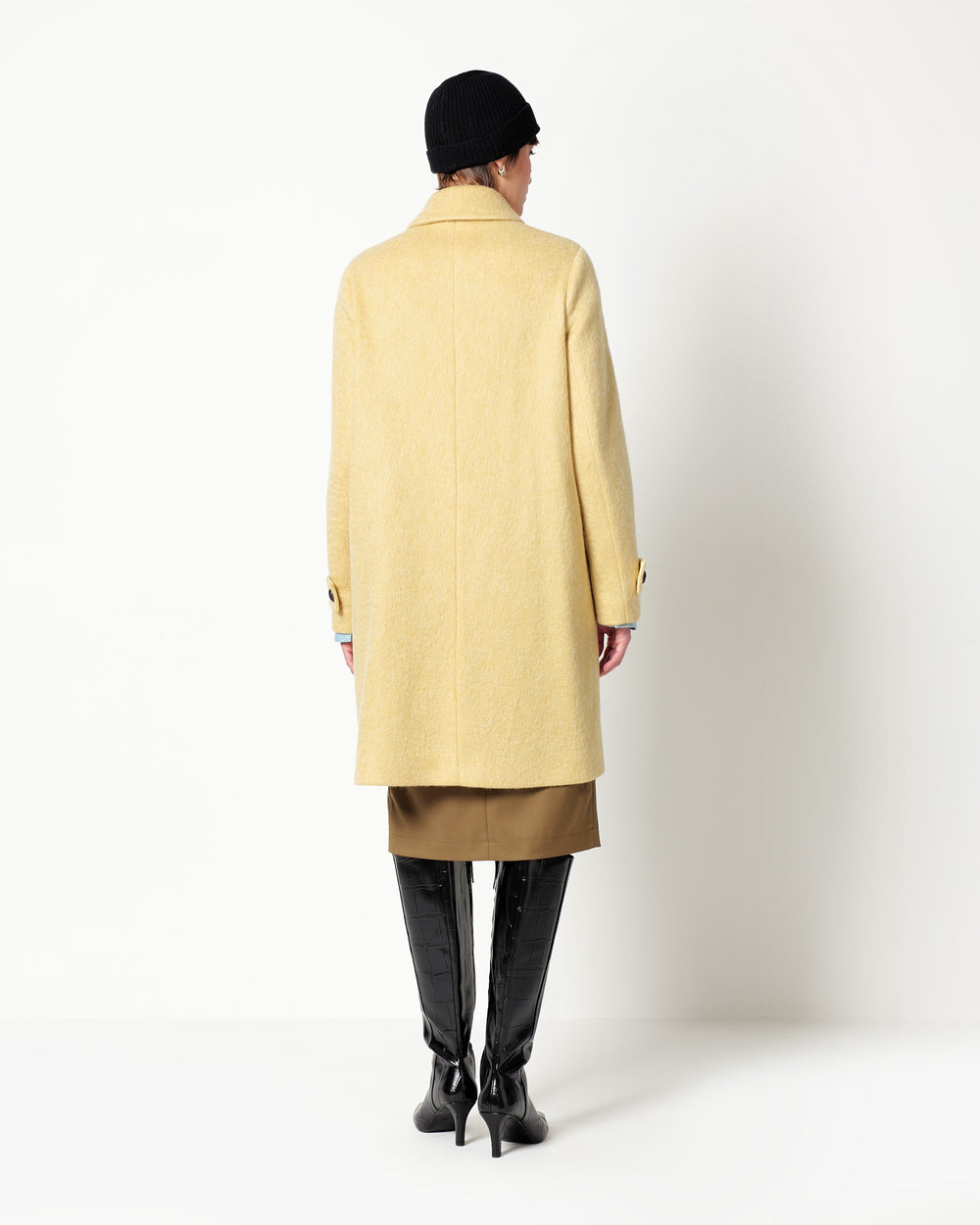 wool and mohair blend coat