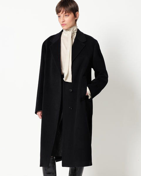 wool cashmere blend coat