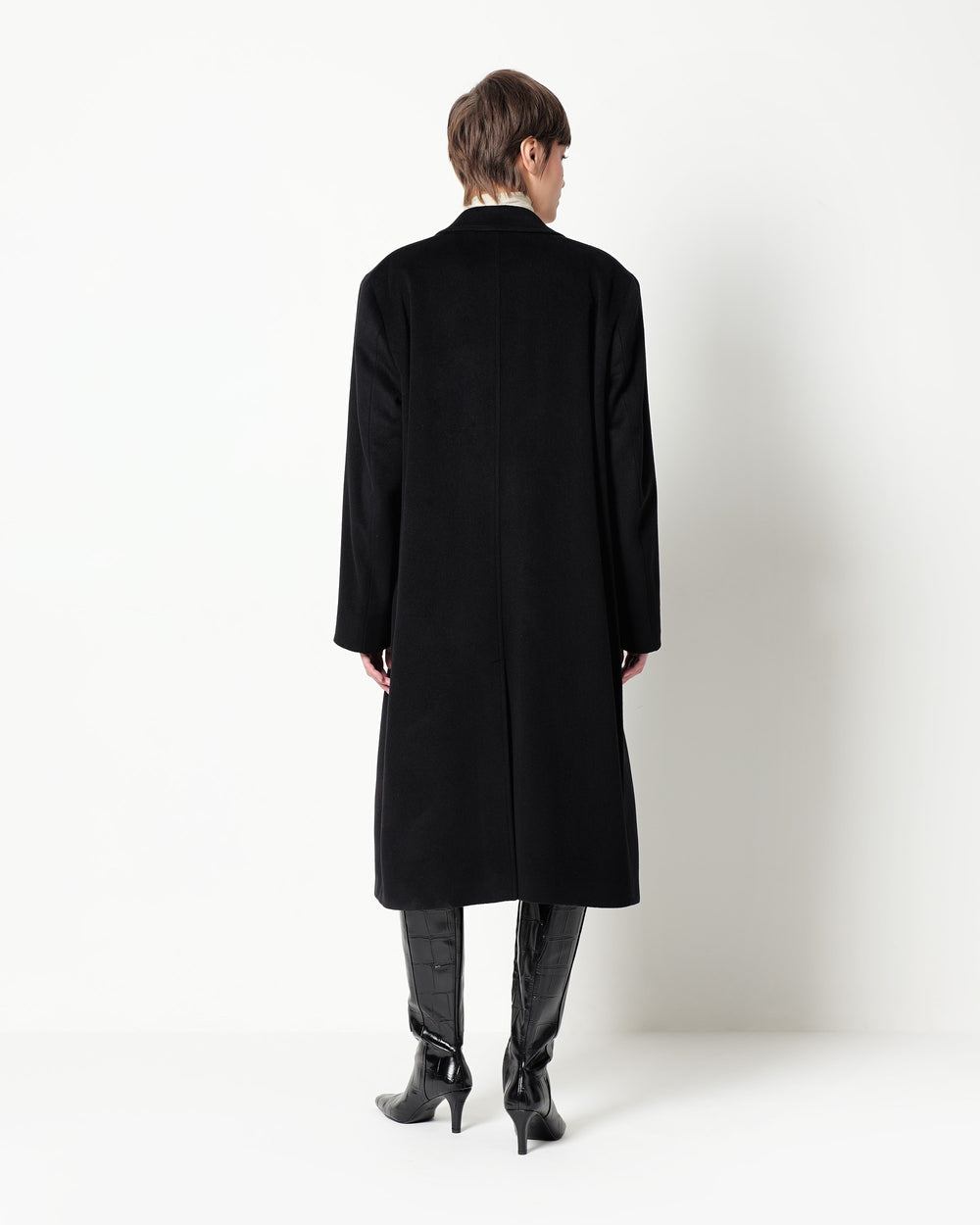 wool cashmere blend coat