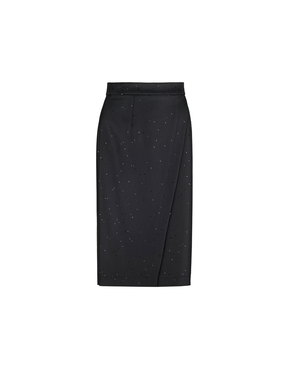 pinstriped longuette with sequins