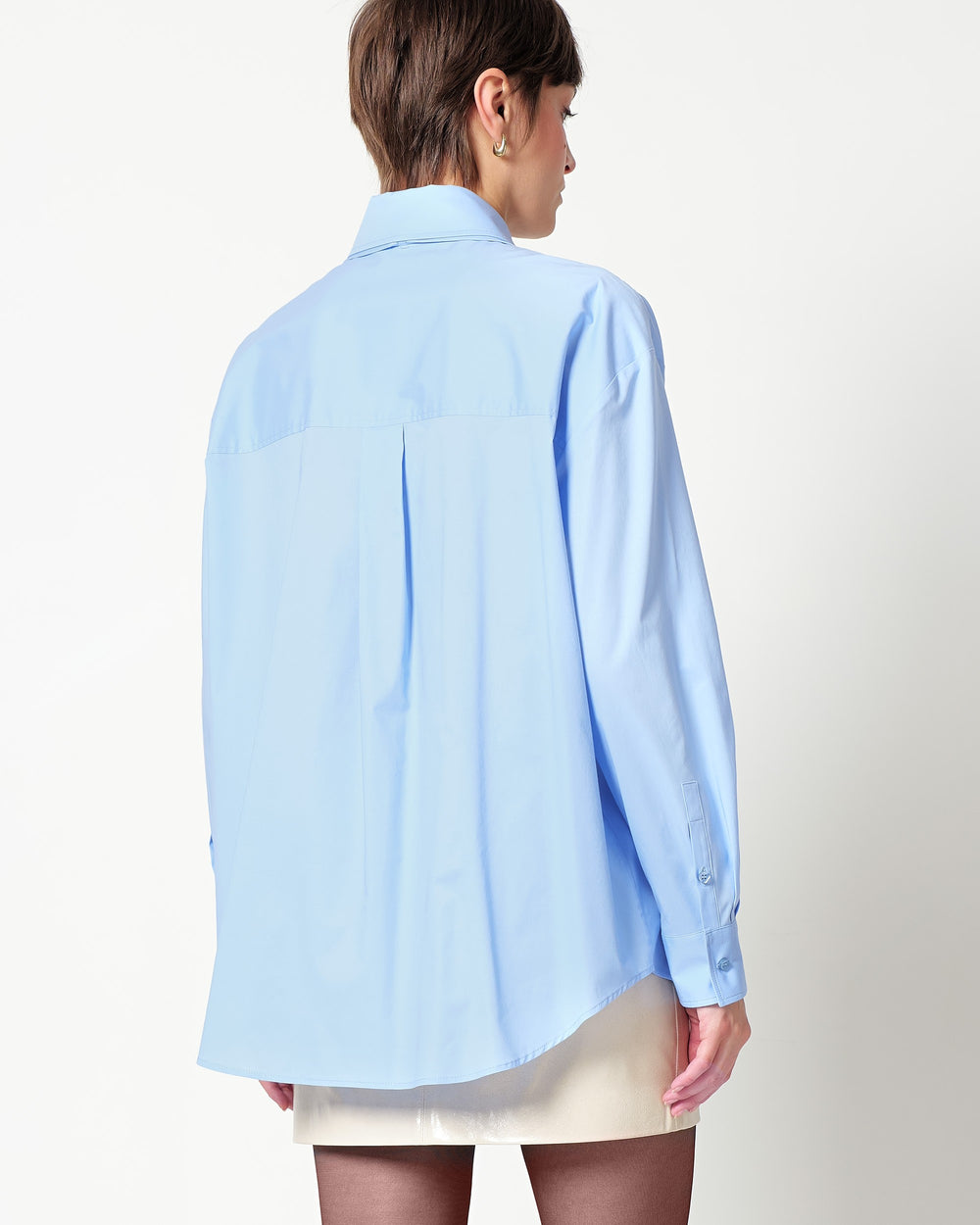 stretch cotton shirt and tie