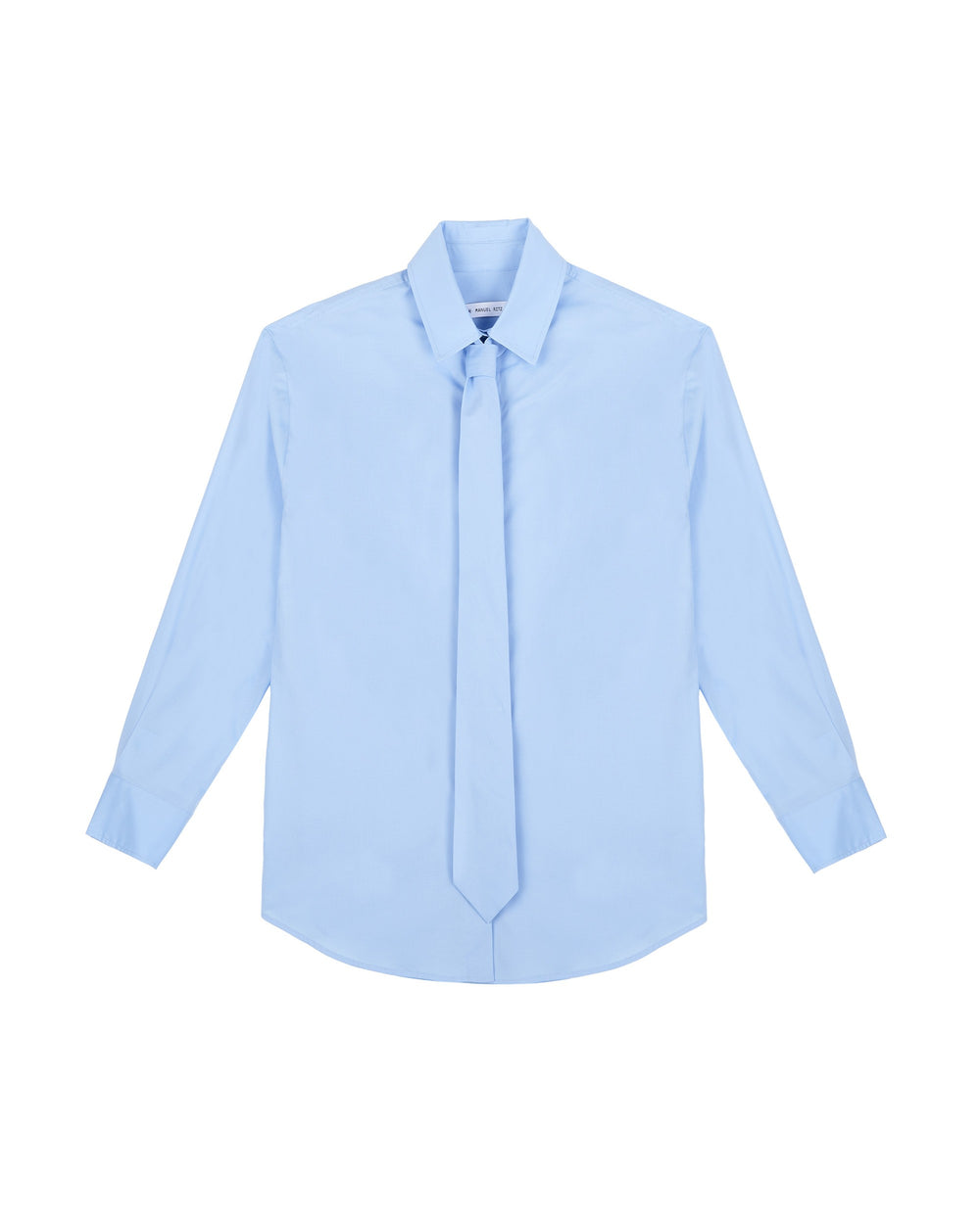 stretch cotton shirt and tie