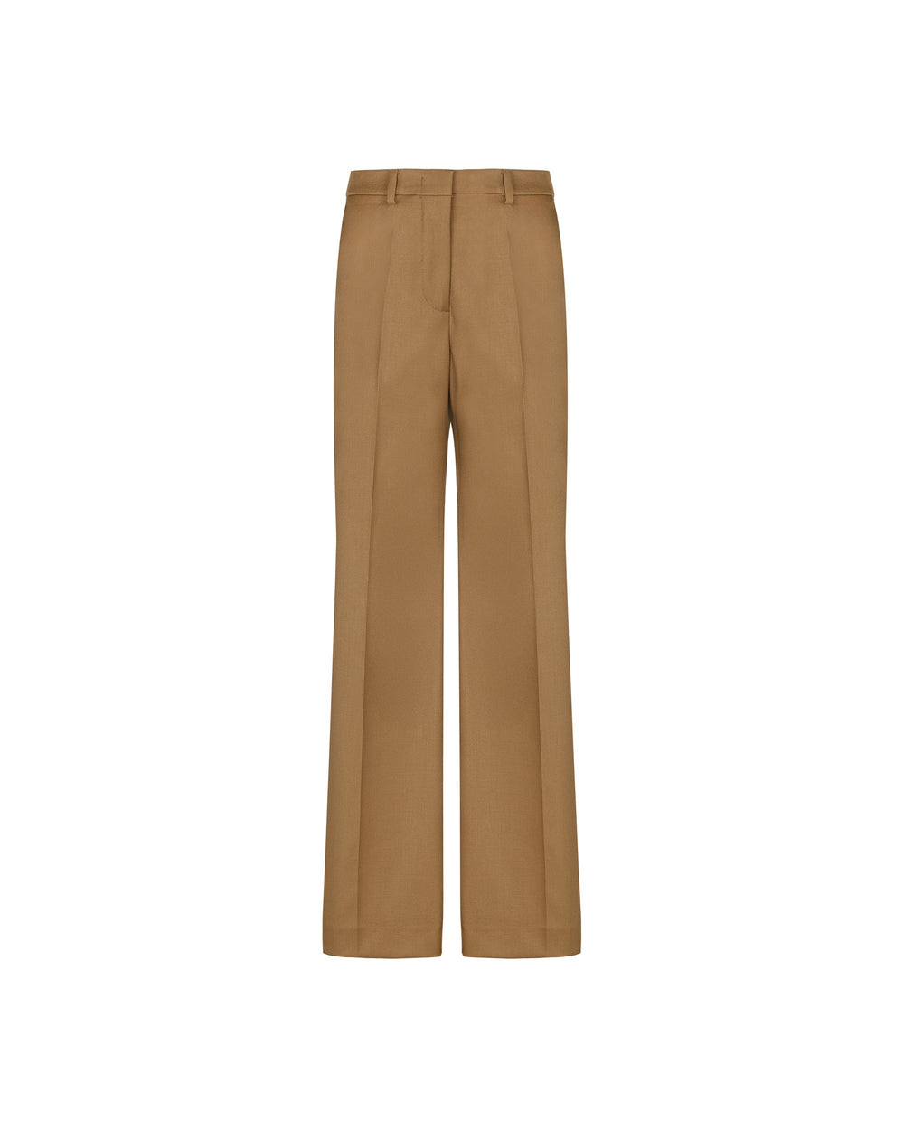 wide leg stretch viscose poly trousers
