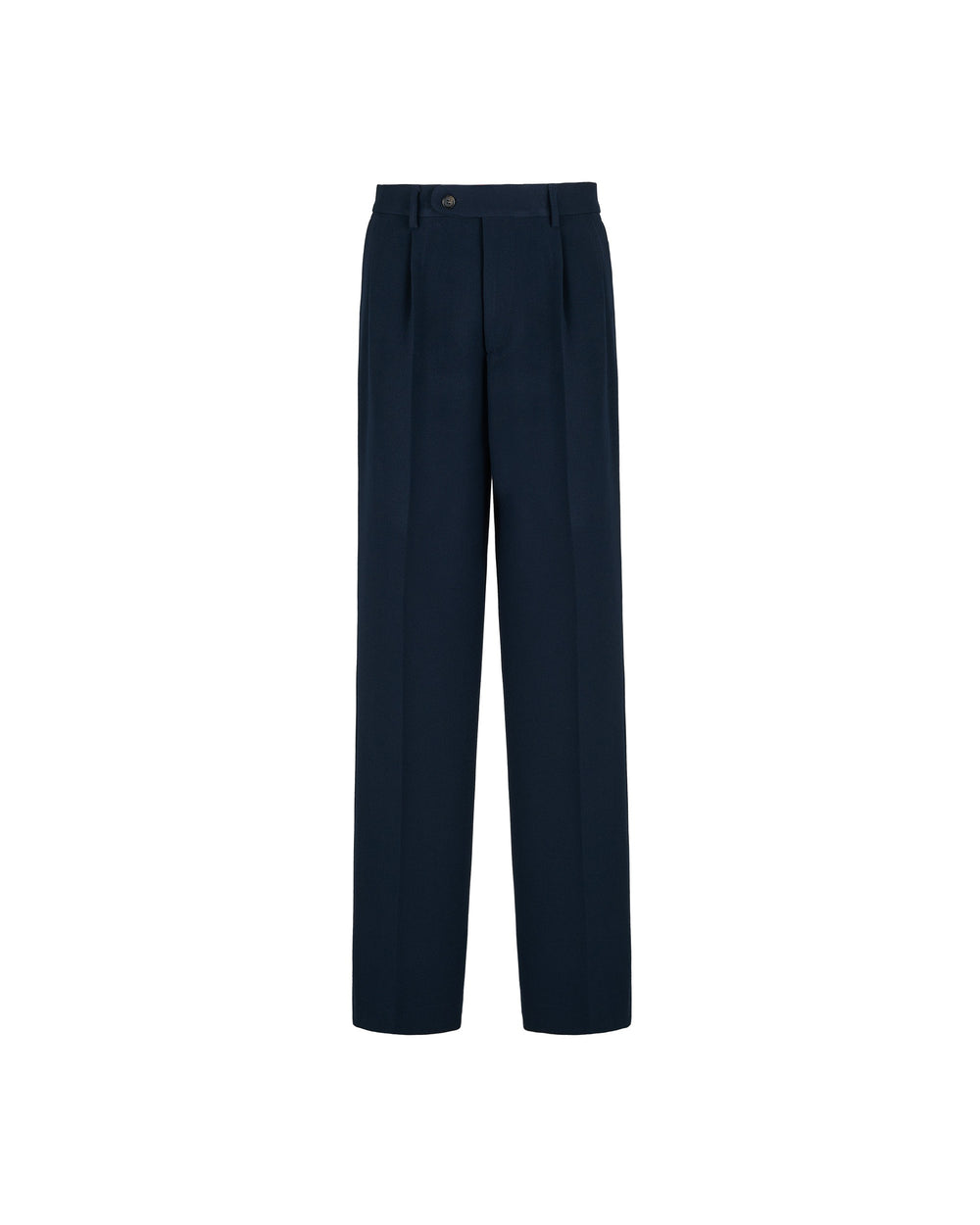 stretch viscosepoly double pleated trousers