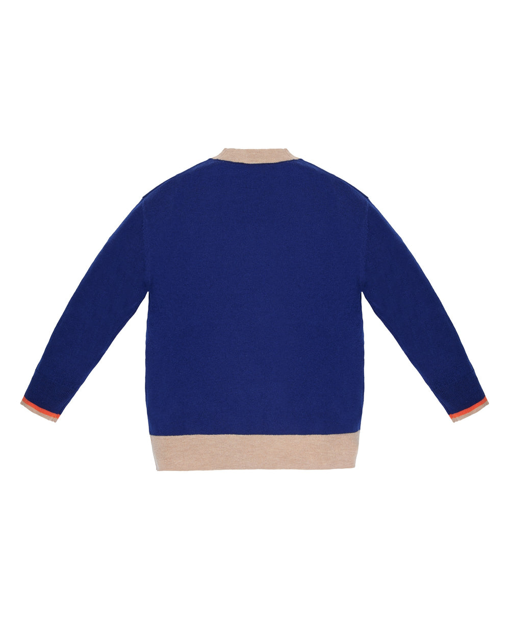 boys` contrast crew neck jumper