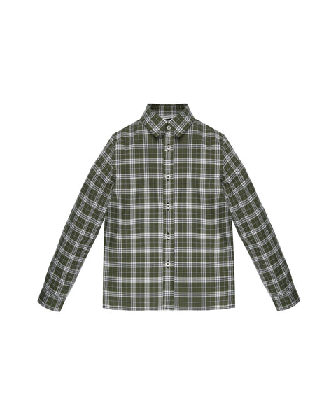 boys` checked shirt