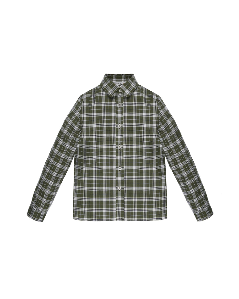 boys` checked shirt