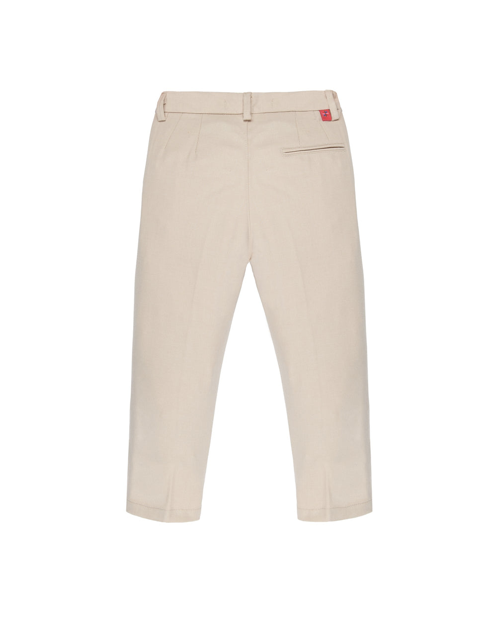 boys` trousers with double pleats